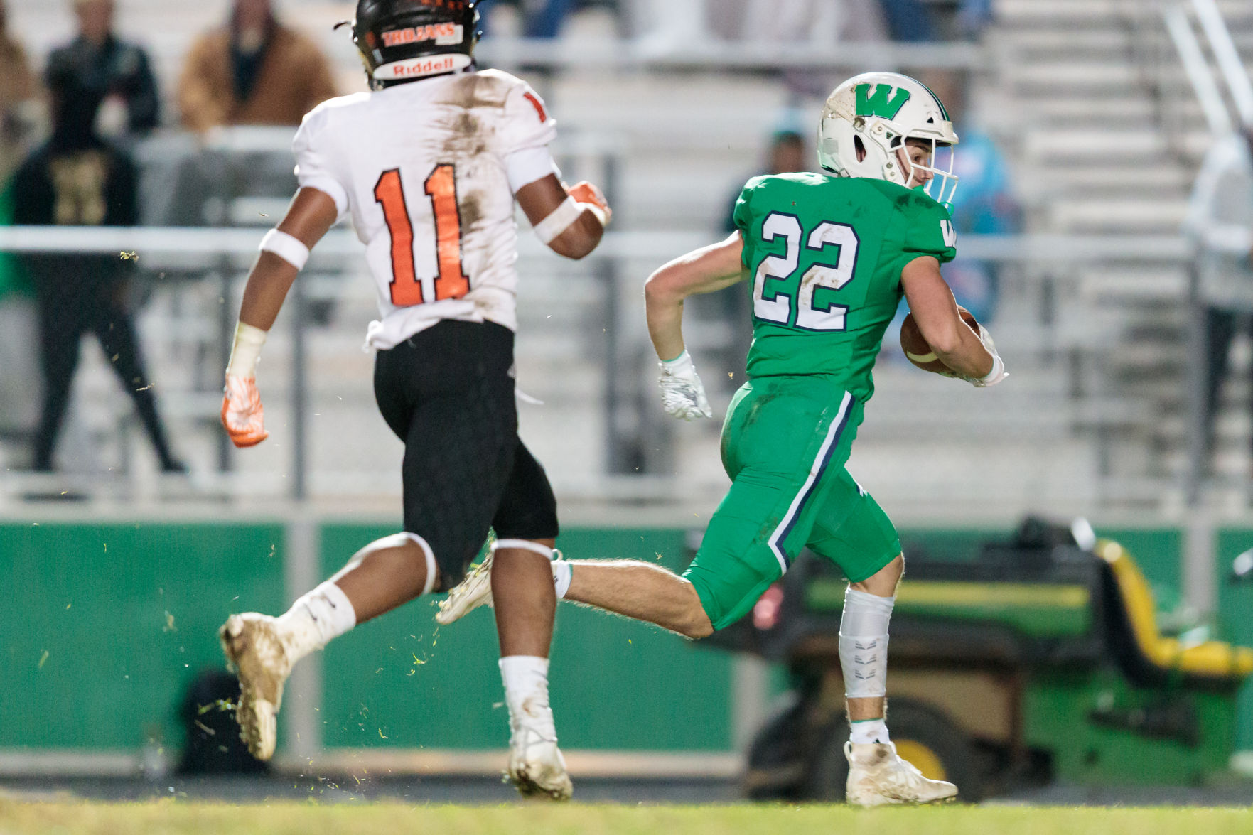 The Northwest Cabarrus Trojans fall to the Weddington Warriors in the third round of the 3AA State playoffs.